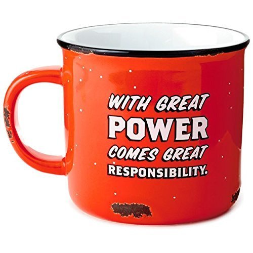 Marvel Spider - Man Power and Responsibility Mug, 12 oz