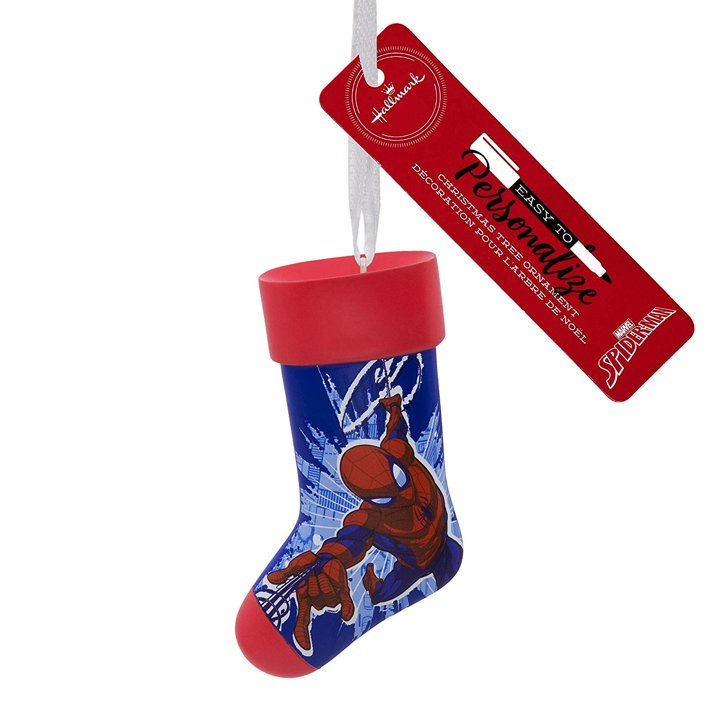 Marvel Spider - Man Stocking Personalized Hallmark Ornament