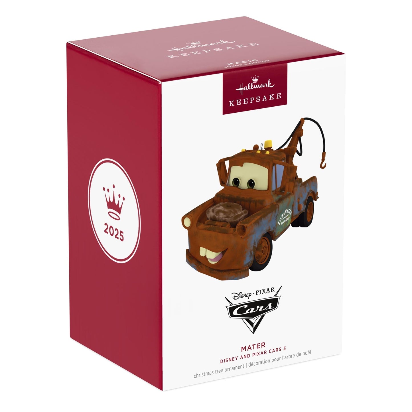 Mater Disney and Pixar Cars 3 2025 Keepsake Ornament