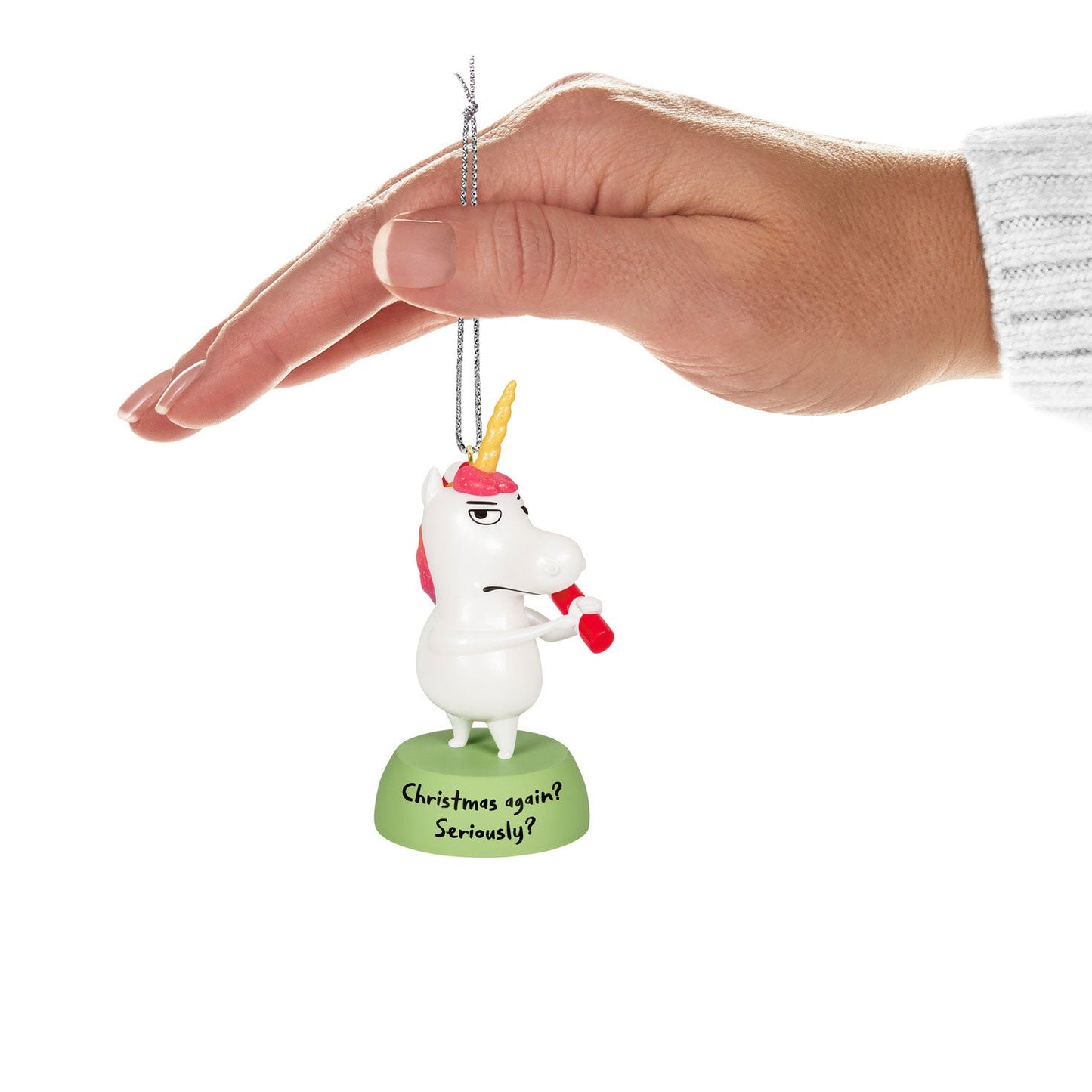 Meh Unicorn 2024 Keepsake Ornament