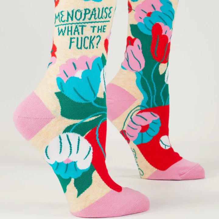 Menopause. What The Fuck? Crew Socks