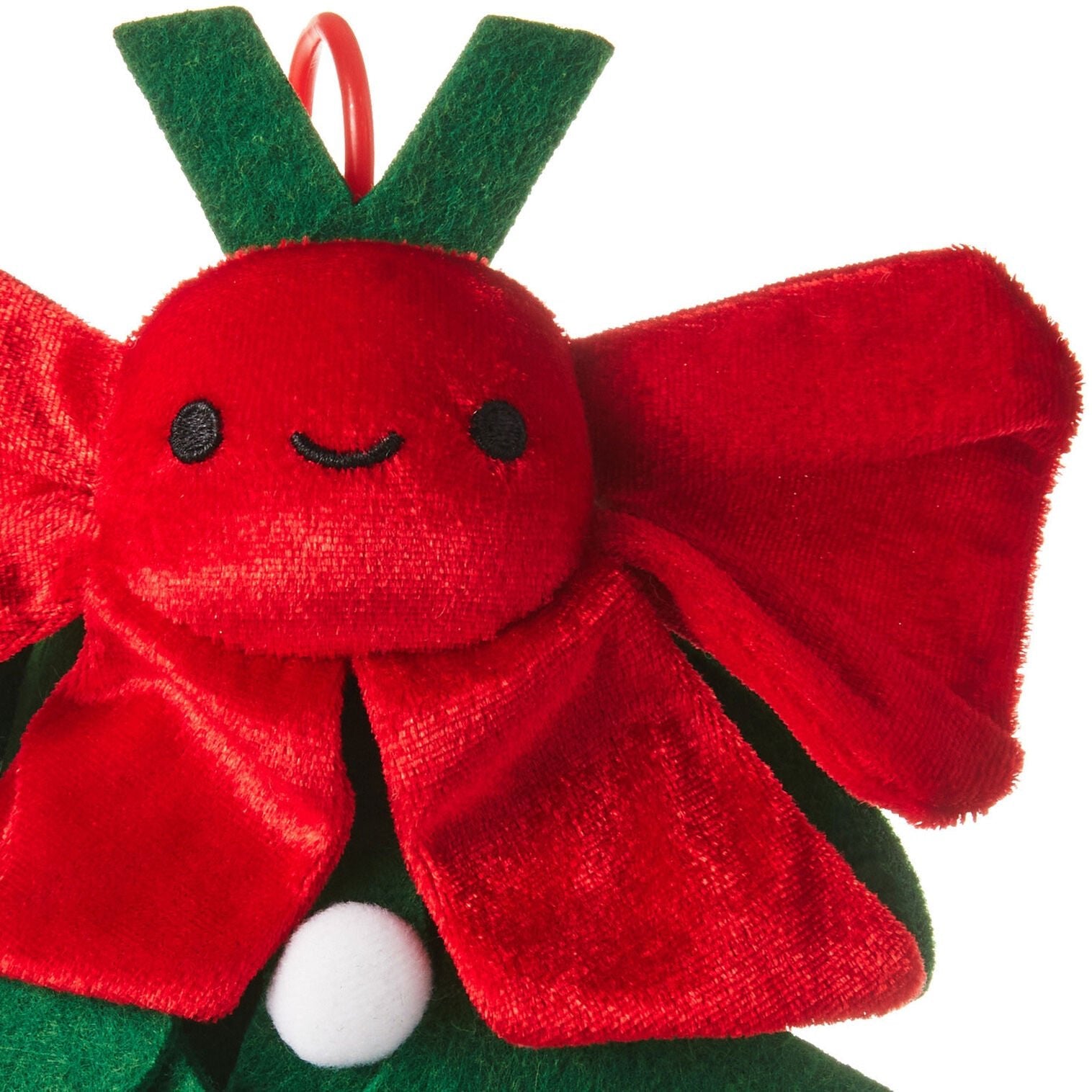 Merry Kiss - mas Drop - Down Plush Mistletoe With Sound