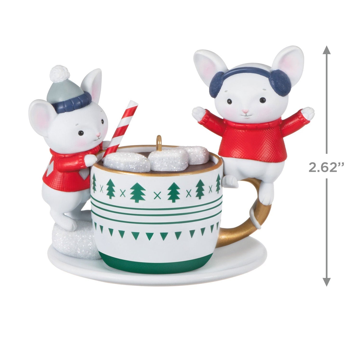 Merry Mice With Hot Cocoa, 2023 Keepsake Ornament