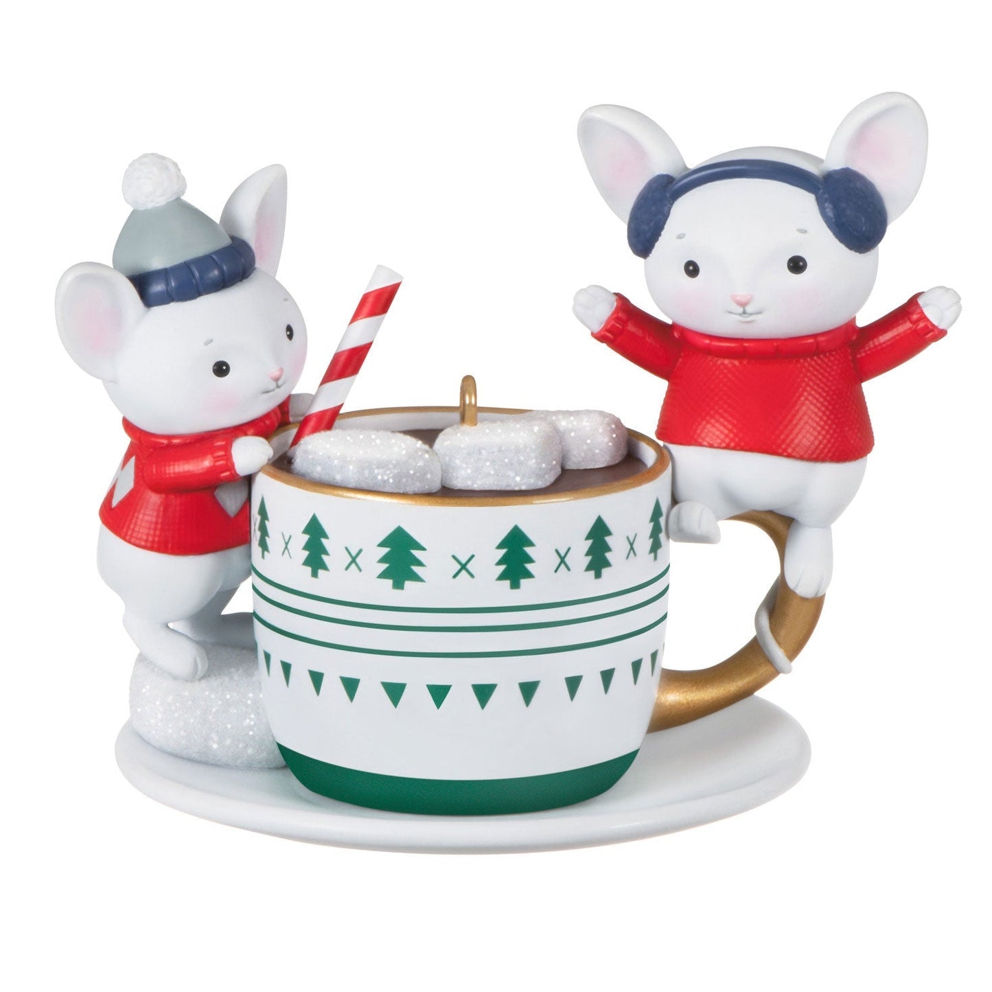 Merry Mice With Hot Cocoa, 2023 Keepsake Ornament