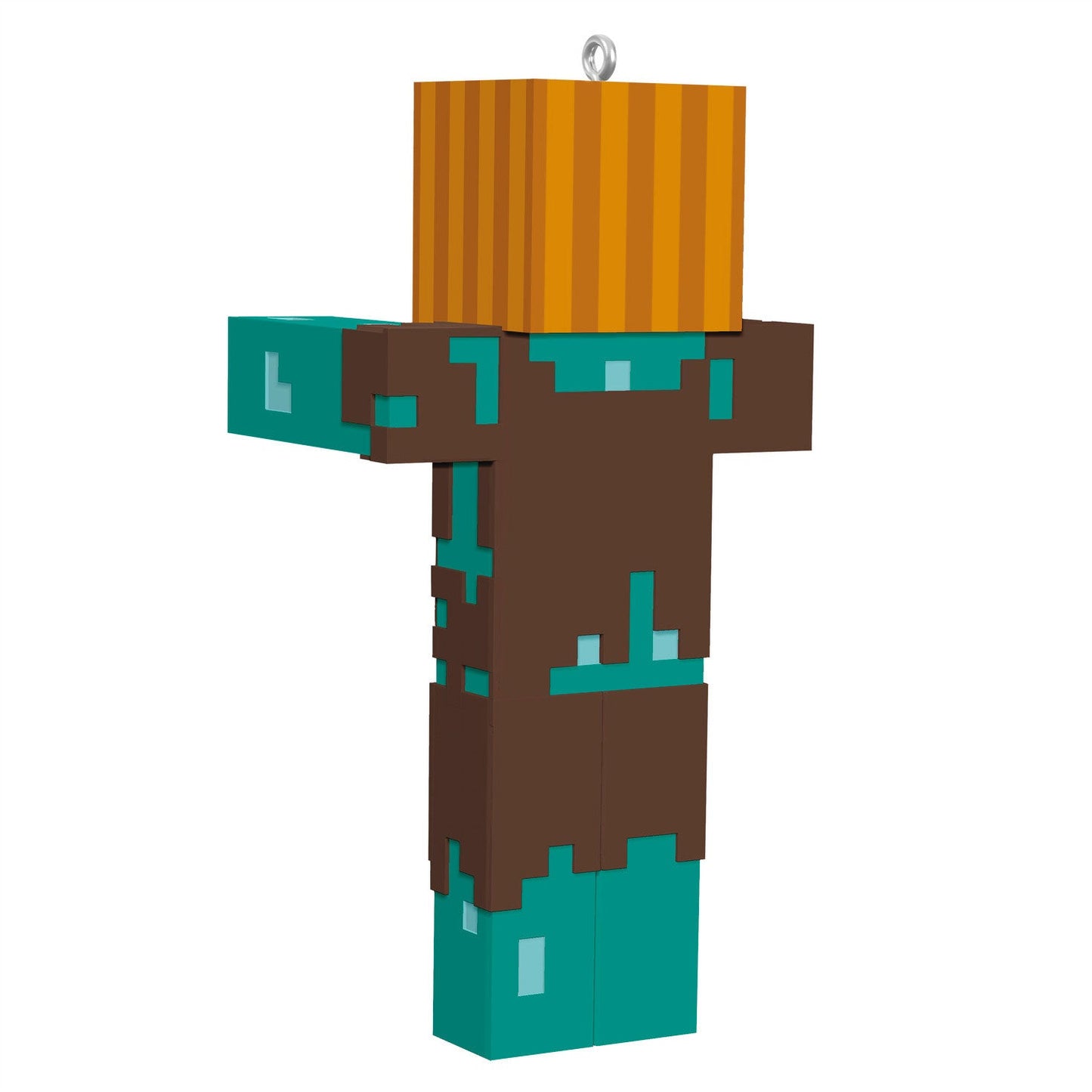 Minecraft Drowned With Carved Pumpkin 2024 Keepsake Ornament