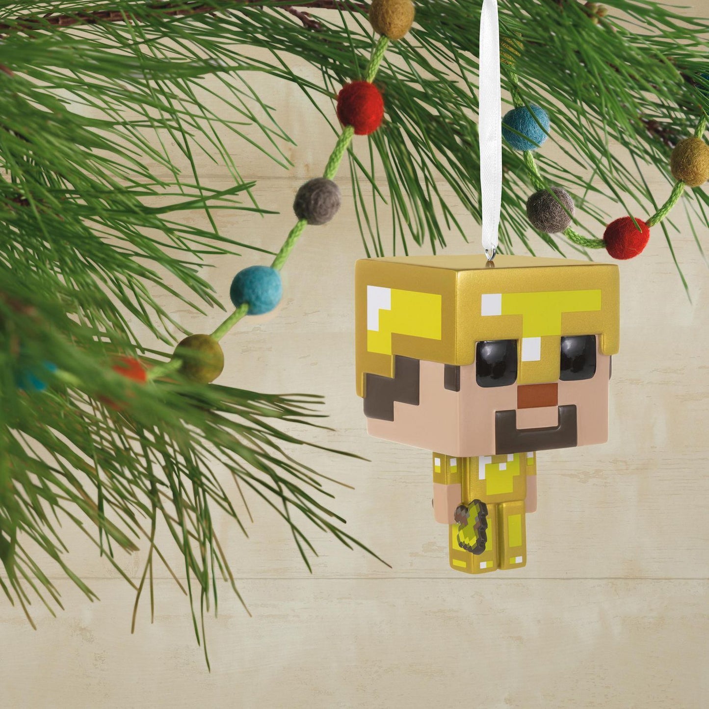 Minecraft Steve In Gold Armor Funko Pop Hallmark Ornament