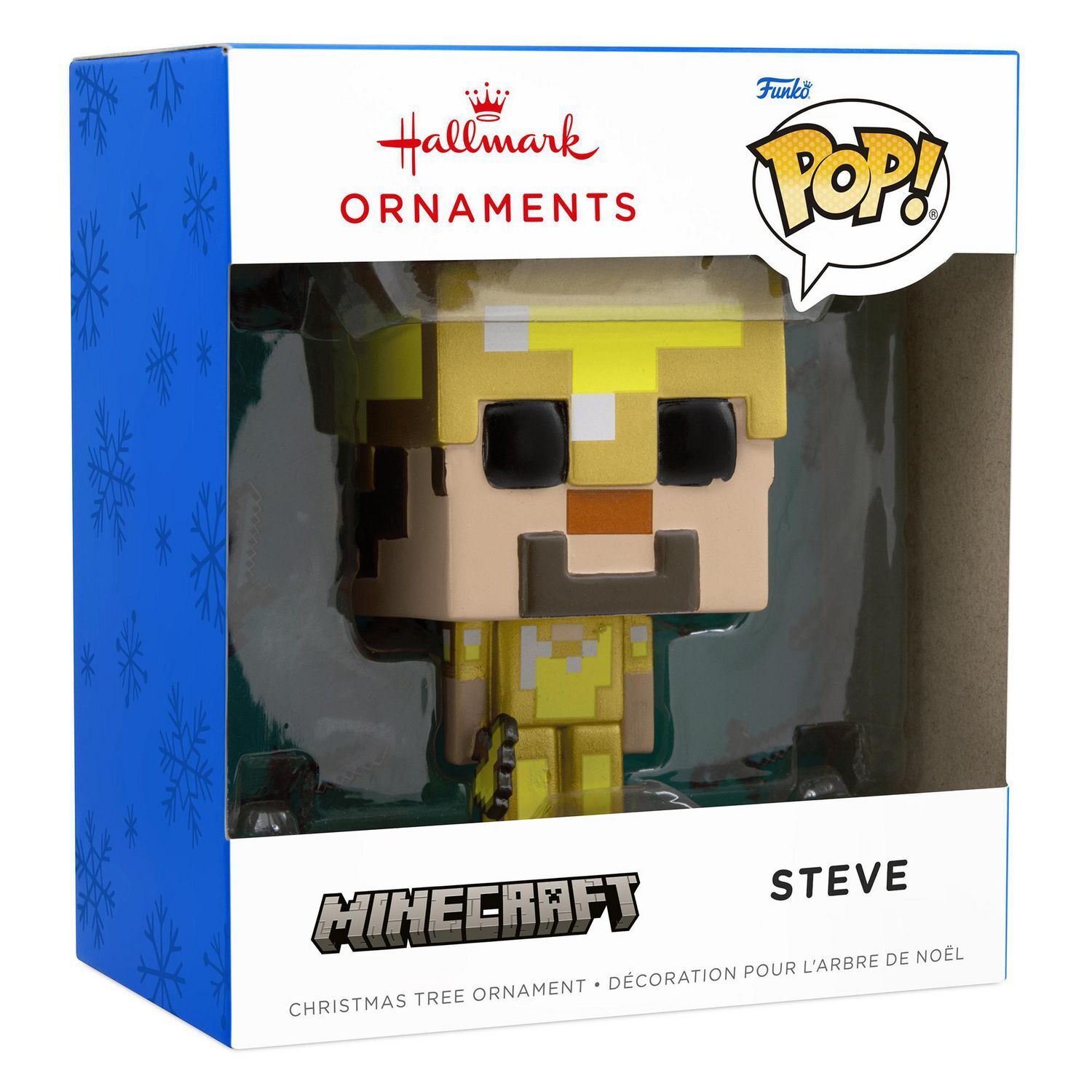 Minecraft Steve In Gold Armor Funko Pop Hallmark Ornament