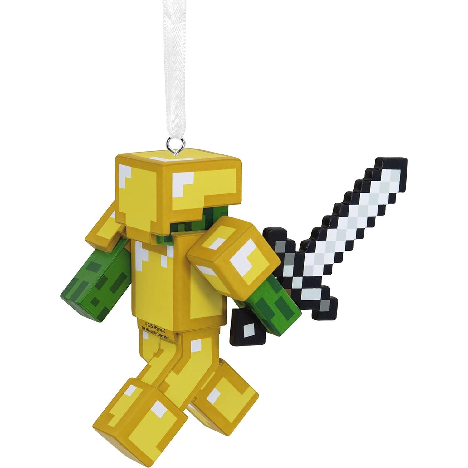 Minecraft Zombie with Sword and Armor Hallmark Ornament