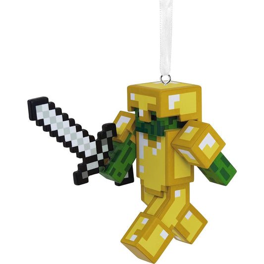 Minecraft Zombie with Sword and Armor Hallmark Ornament