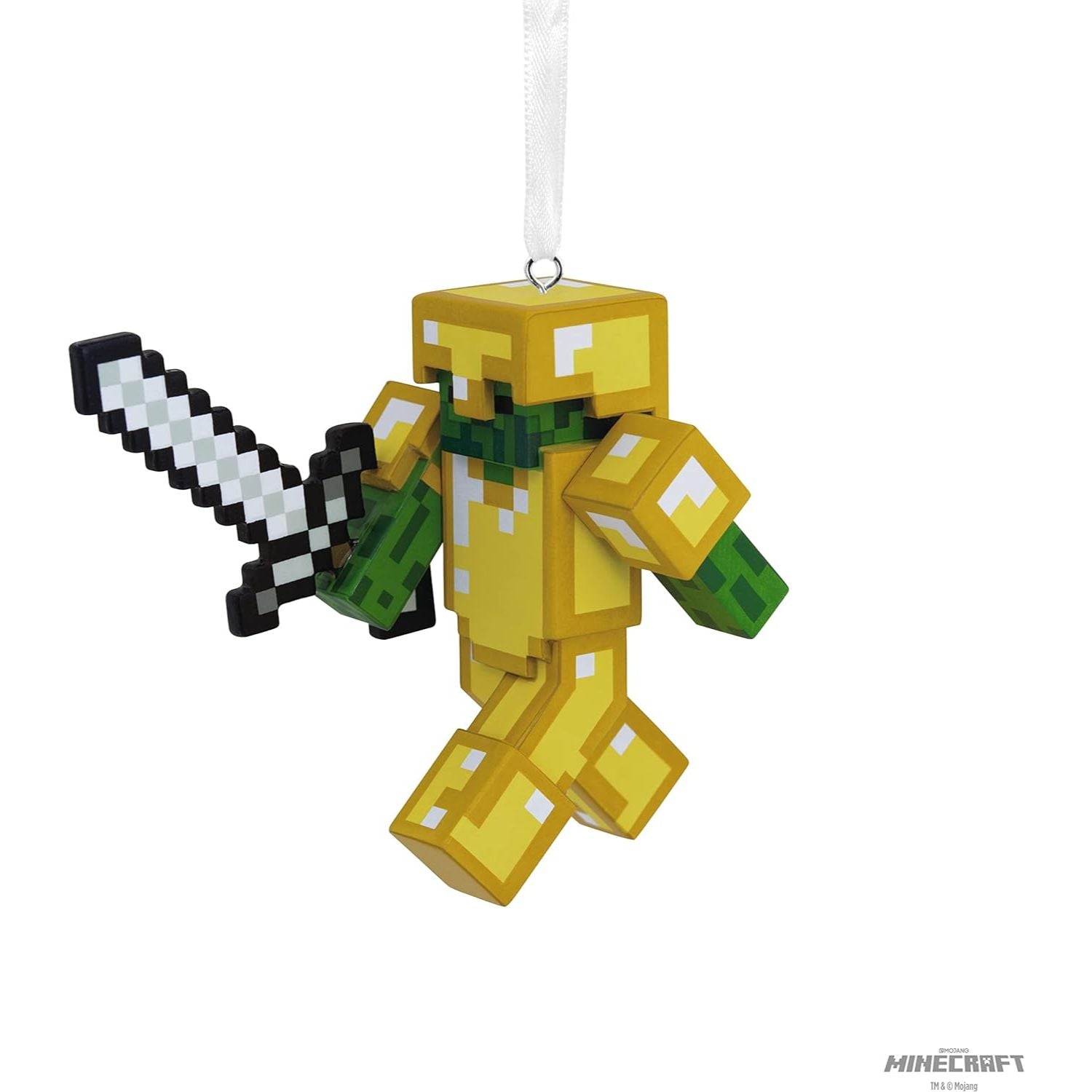 Minecraft Zombie with Sword and Armor Hallmark Ornament