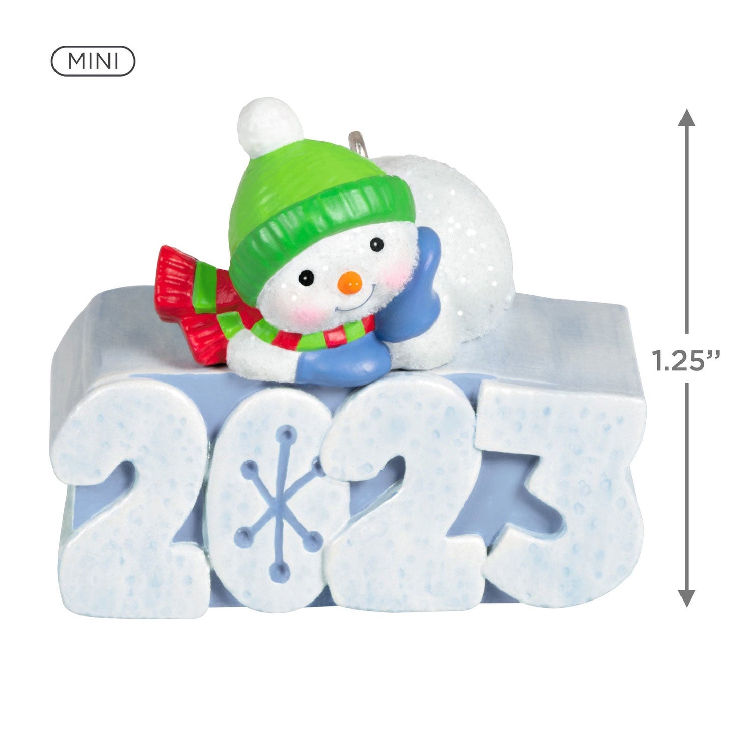 Mini A Snowy, 2023 Keepsake Ornament With Light