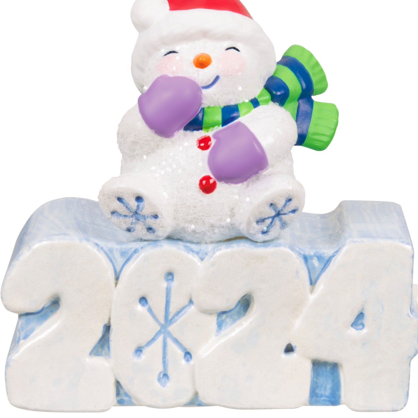 Mini A Snowy 2024 Keepsake Ornament, 1.3"