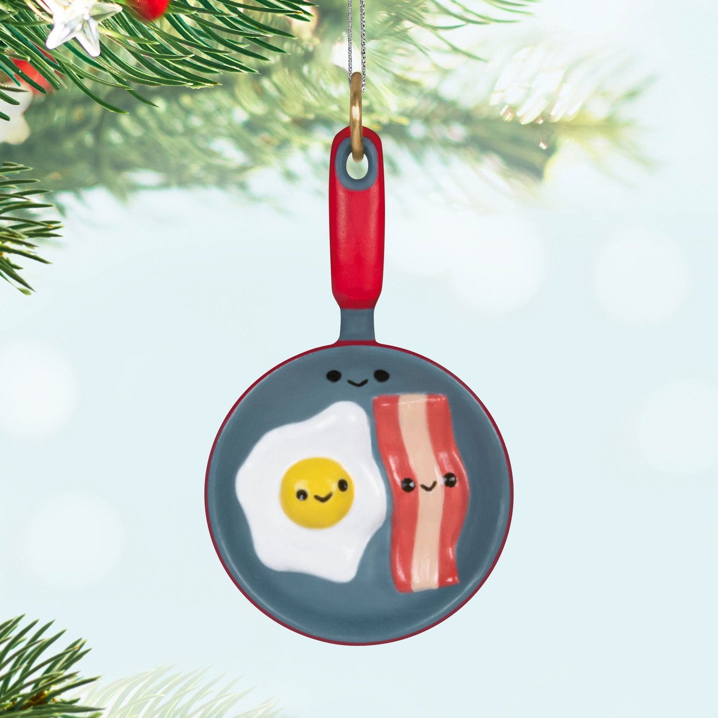 Mini Better Together Bacon and Eggs 2024 Keepsake Ornament, 1.38"