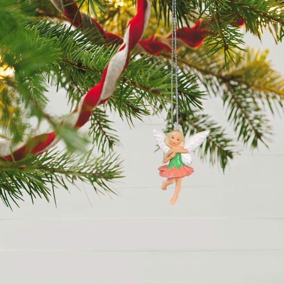 Mini Cute Carnation Fairy 2024 Keepsake Ornament, 1.12"