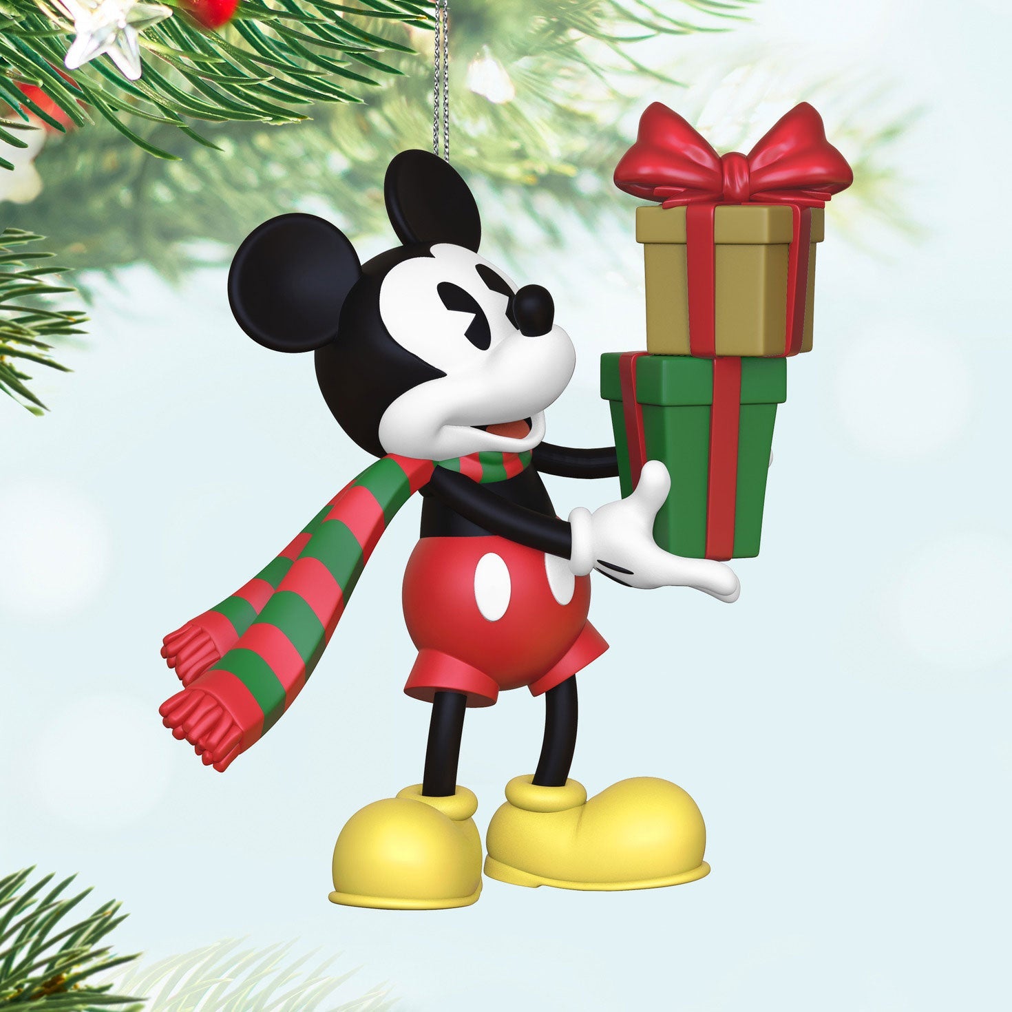 Mini Disney Mickey Mouse Mickey's Special Delivery 2024 Keepsake Ornament, 1.16"