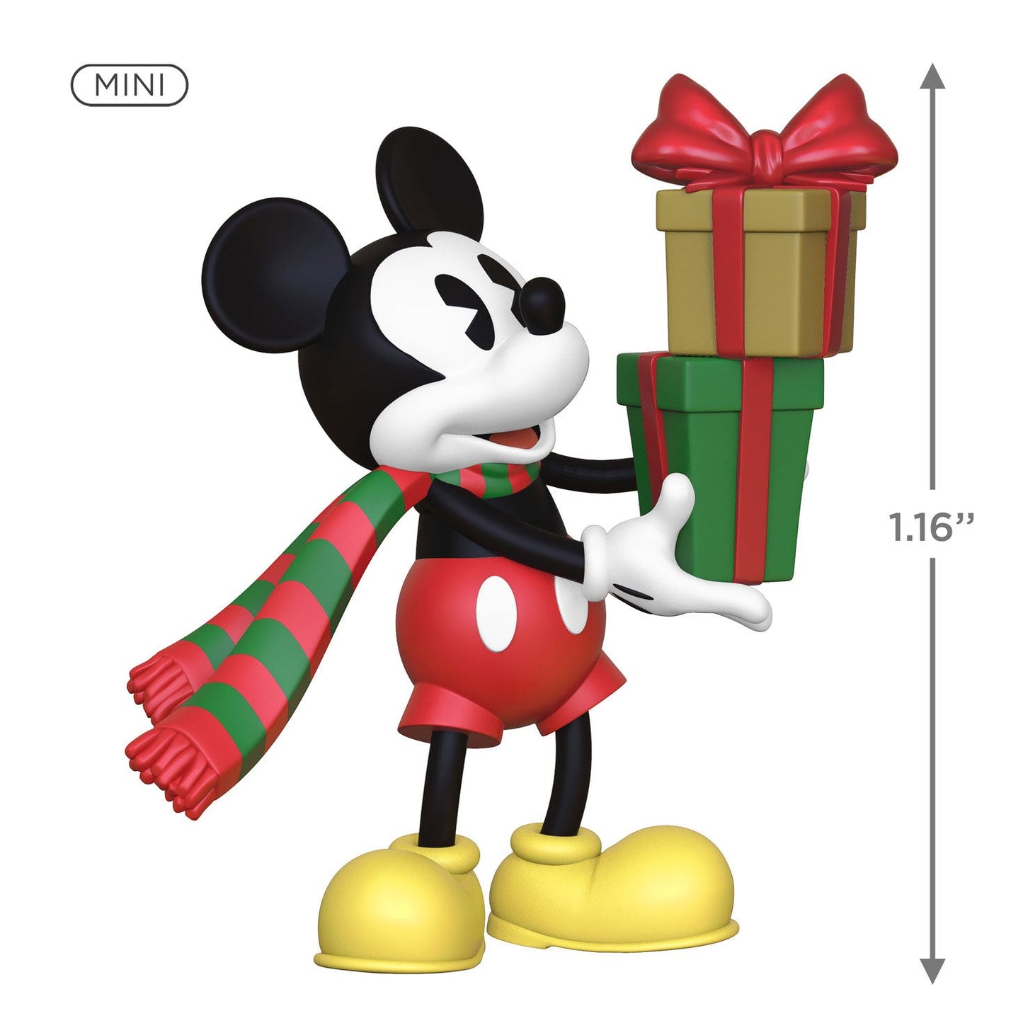 Mini Disney Mickey Mouse Mickey's Special Delivery 2024 Keepsake Ornament, 1.16"