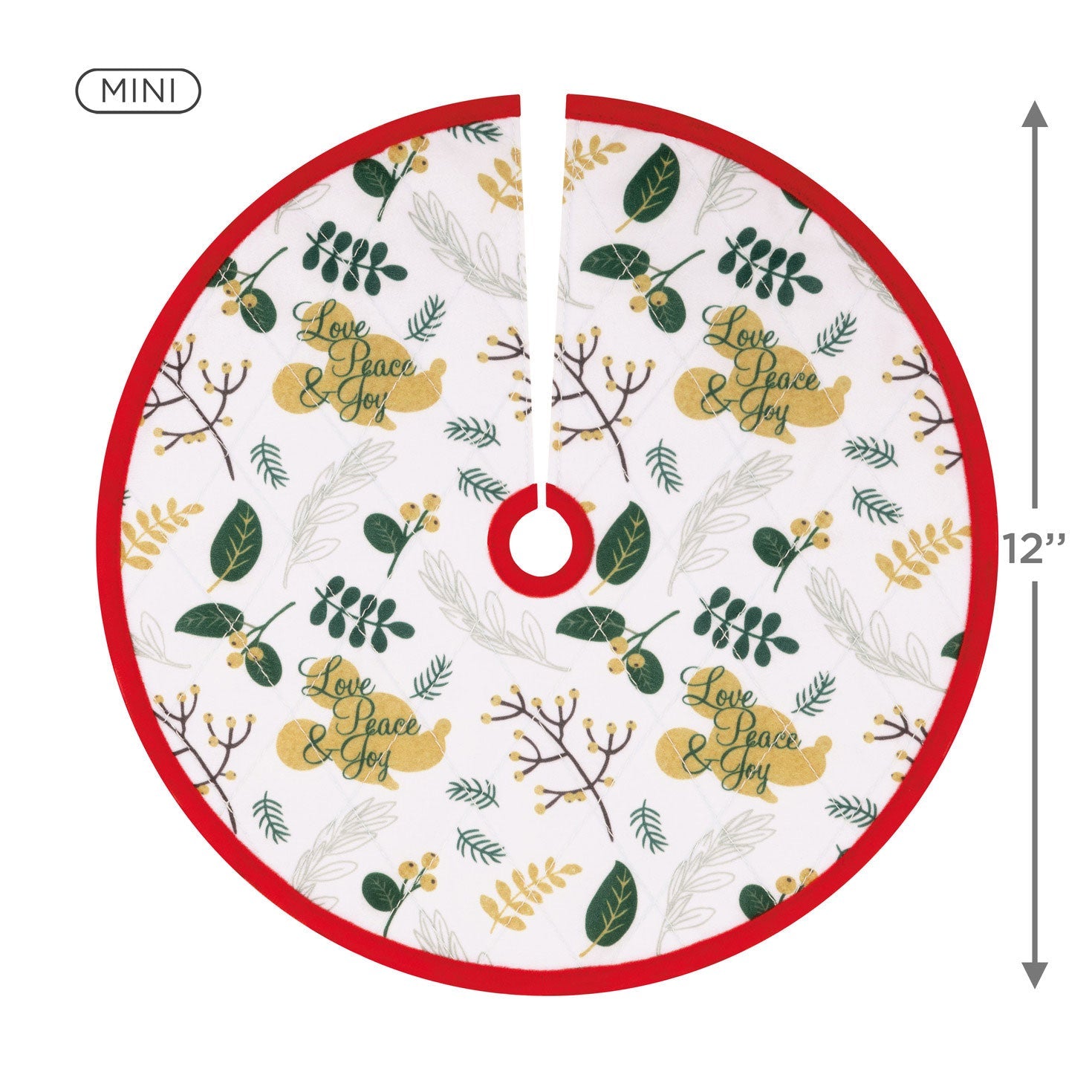 Mini Disney Mickey Mouse Tree Skirt, 12"