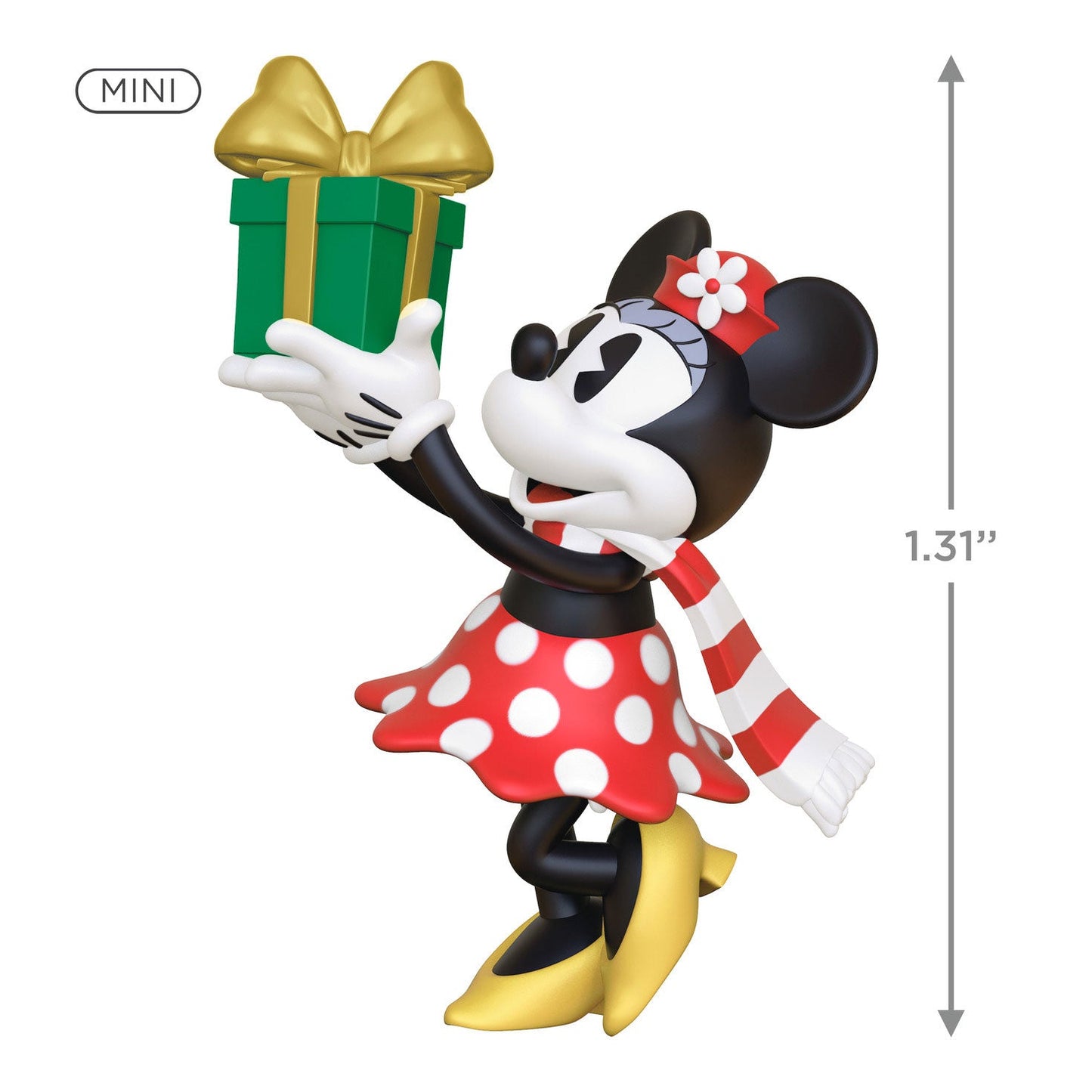 Mini Disney Minnie Mouse Minnie's Special Delivery 2024 Keepsake Ornament, 1.31"