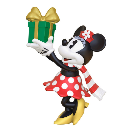 Mini Disney Minnie Mouse Minnie's Special Delivery 2024 Keepsake Ornament, 1.31"