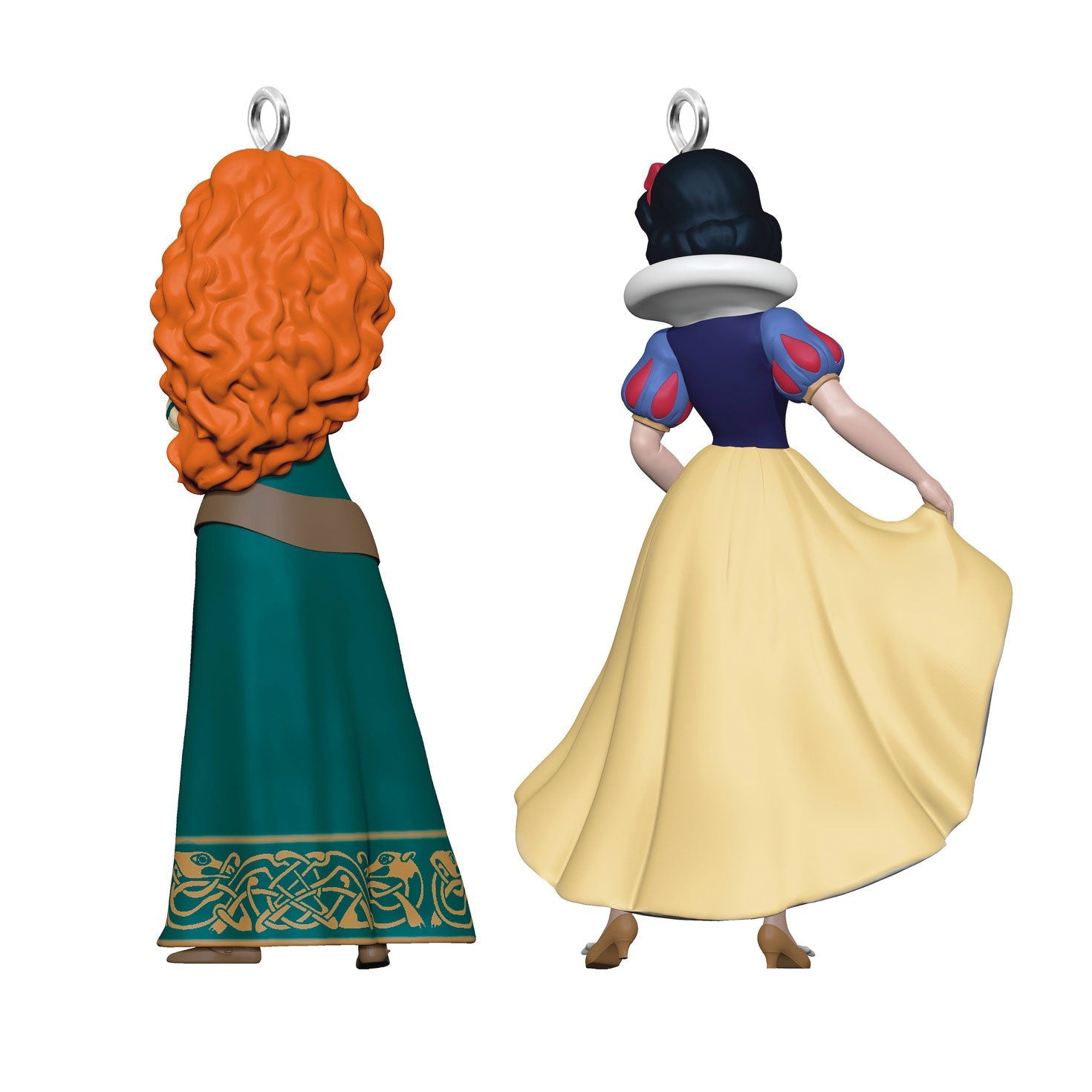 Mini Disney Princess Merida and Snow White 2024 Keepsake Ornaments, Set of 2