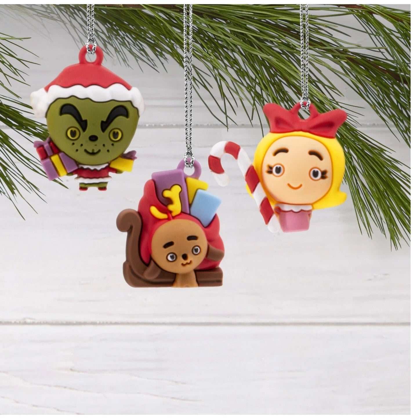 Mini Dr. Seuss's How the Grinch Stole Christmas! Shatterproof Ornaments, Set of 6