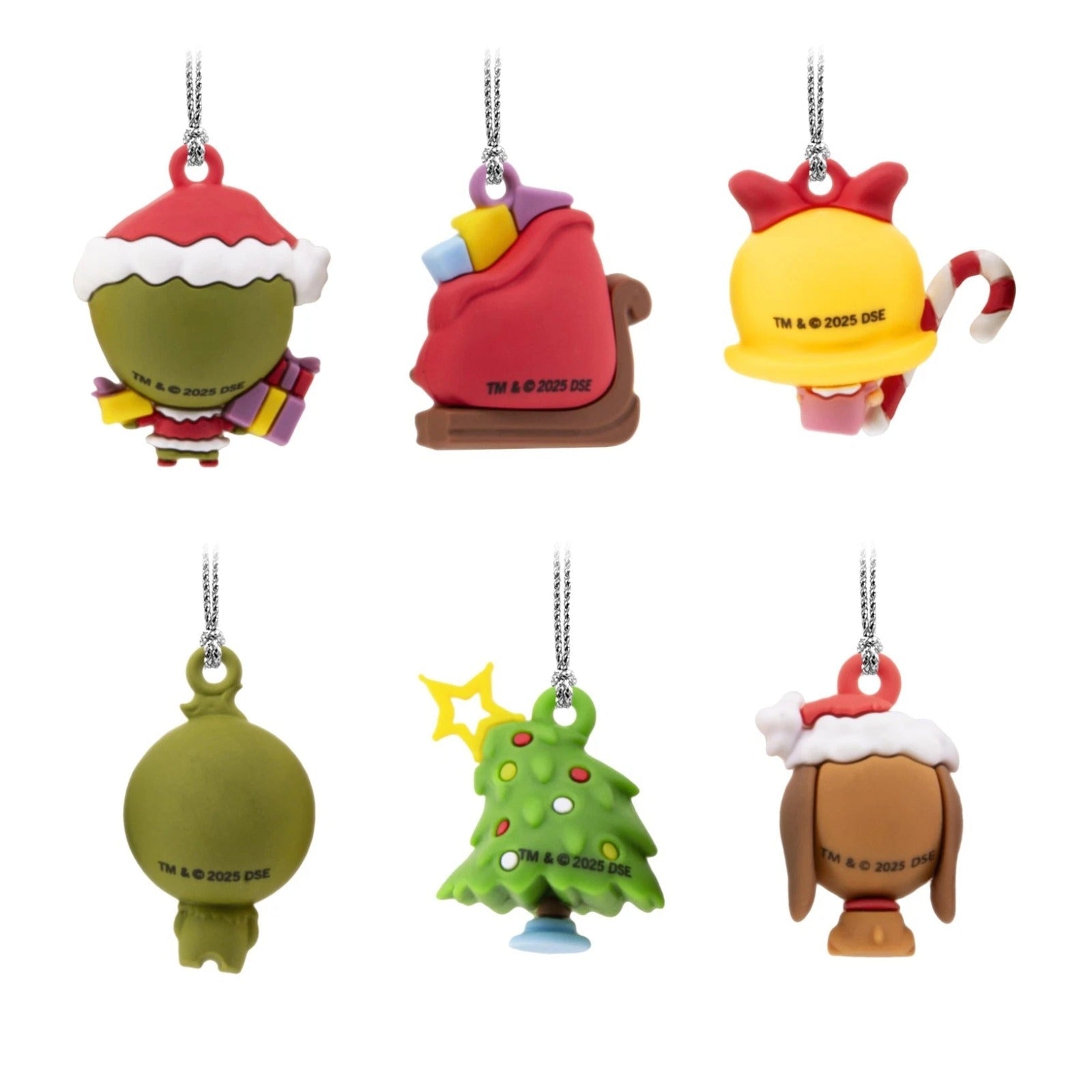 Mini Dr. Seuss's How the Grinch Stole Christmas! Shatterproof Ornaments, Set of 6