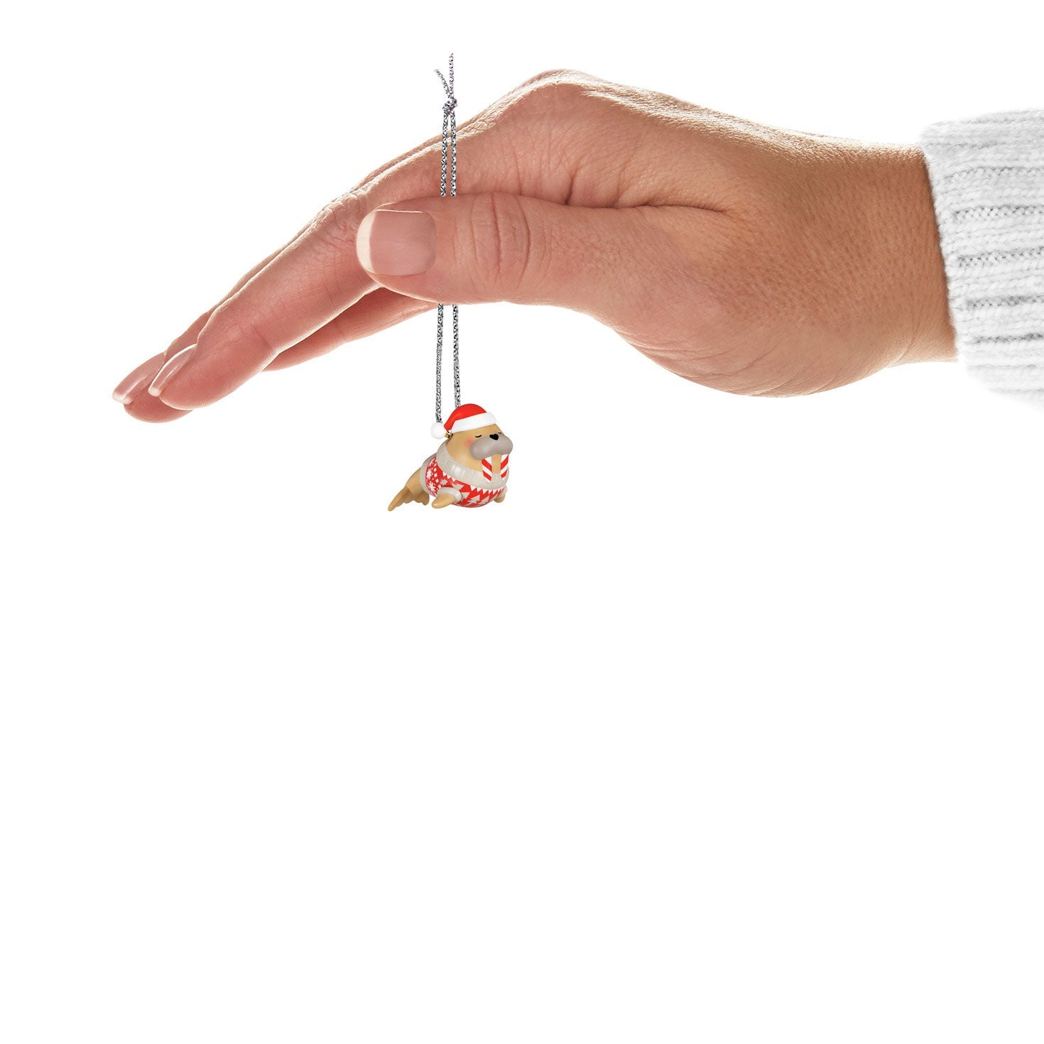 Mini Festive Flippered Friend 2024 Keepsake Ornament, 0.85"