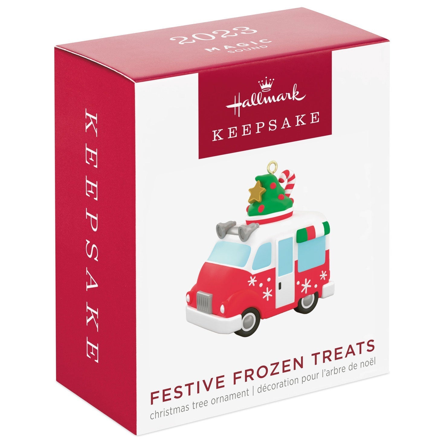 Mini Festive Frozen Treats, 2023 Keepsake Ornament With Sound