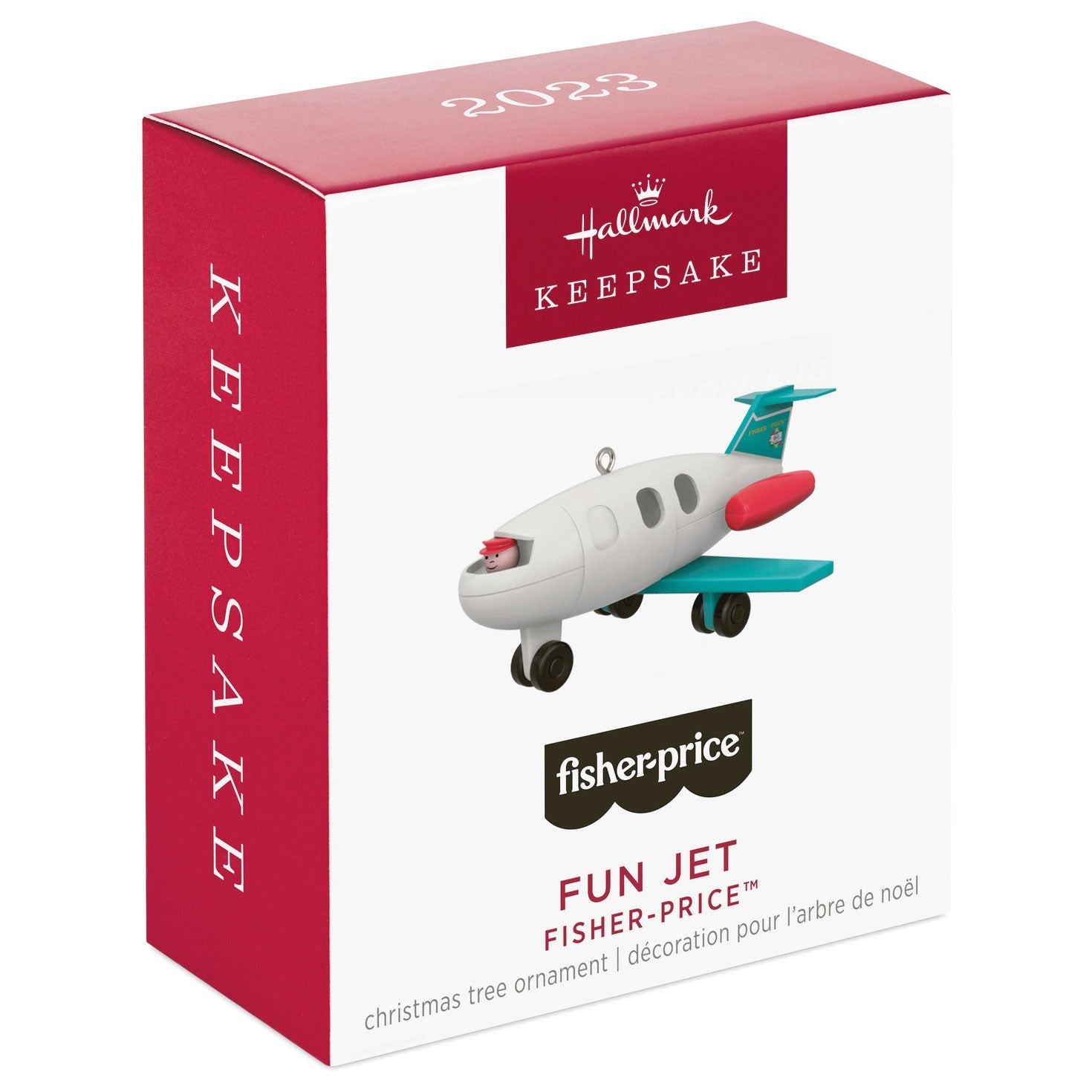 Mini Fisher Price Fun Jet, 2023 Keepsake Ornament