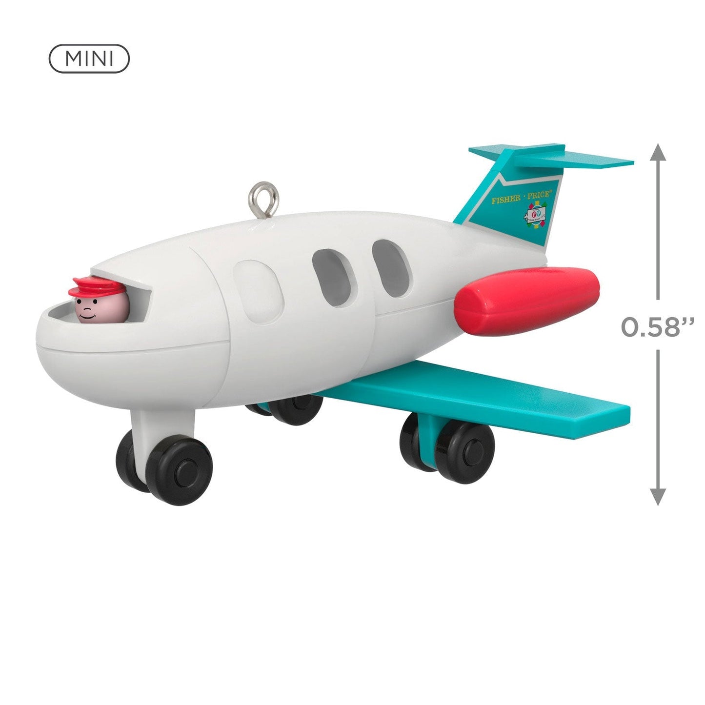 Mini Fisher Price Fun Jet, 2023 Keepsake Ornament