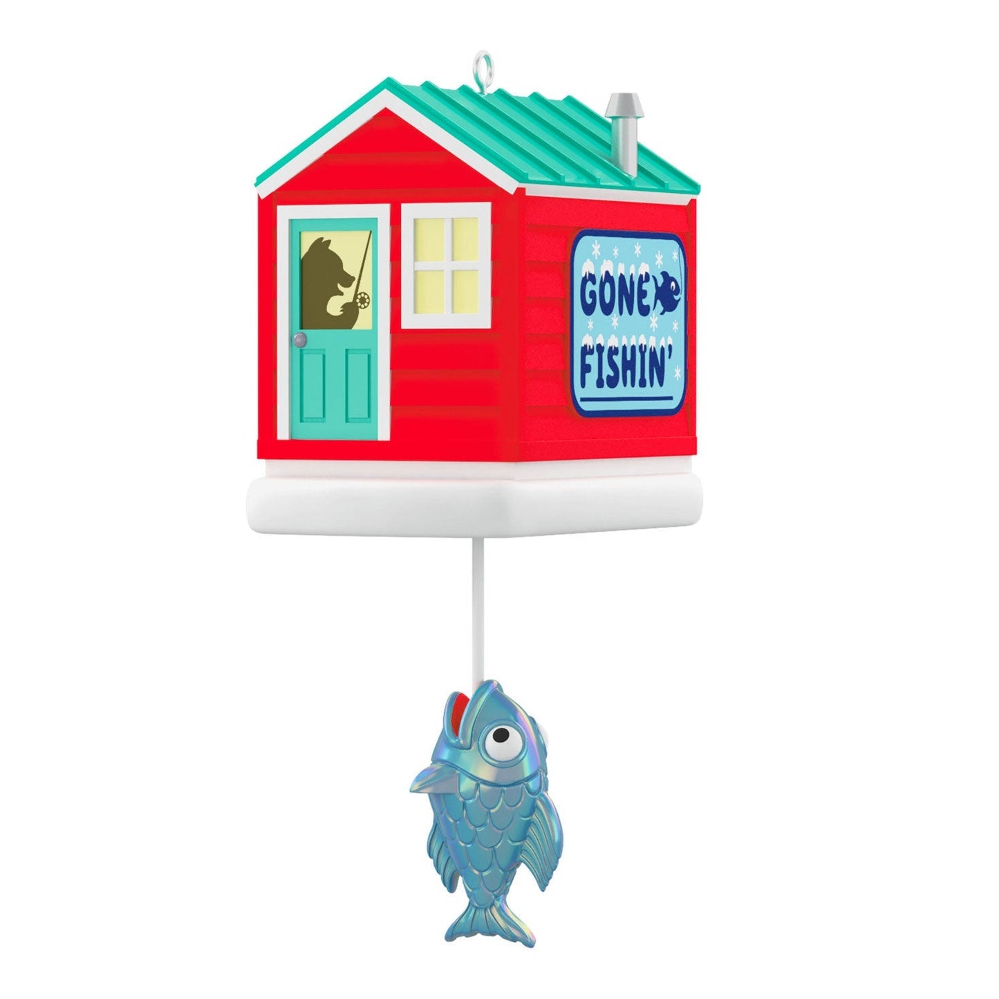 Mini Fishing for Fun 2024 Keepsake Ornament, 1.39"