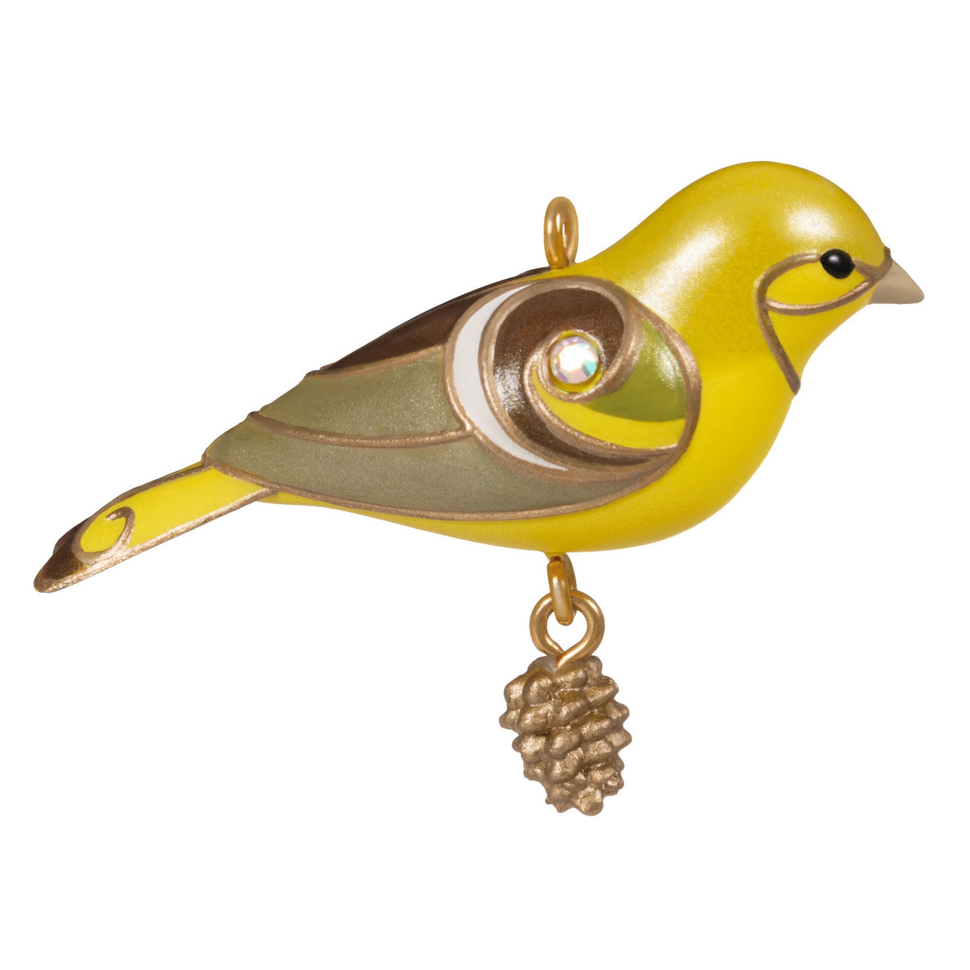 Mini Lady Western Tanager Ornament, 1.09", 2023 Keepsake Ornament