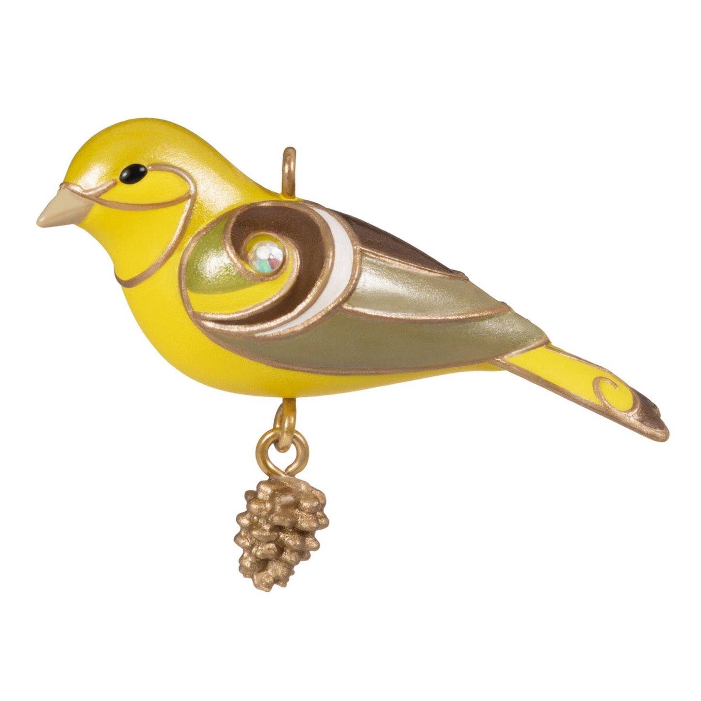 Mini Lady Western Tanager Ornament, 1.09", 2023 Keepsake Ornament