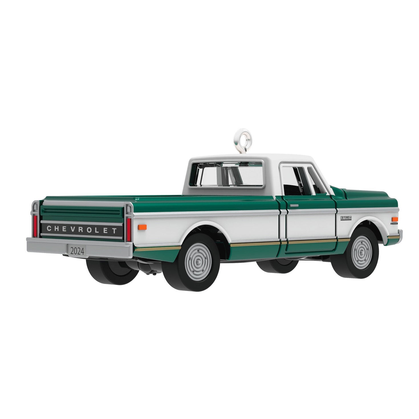 Mini Lil' American Trucks 1972 Chevrolet Cheyenne Super 2024 Metal Keepsake Ornament, 0.67"