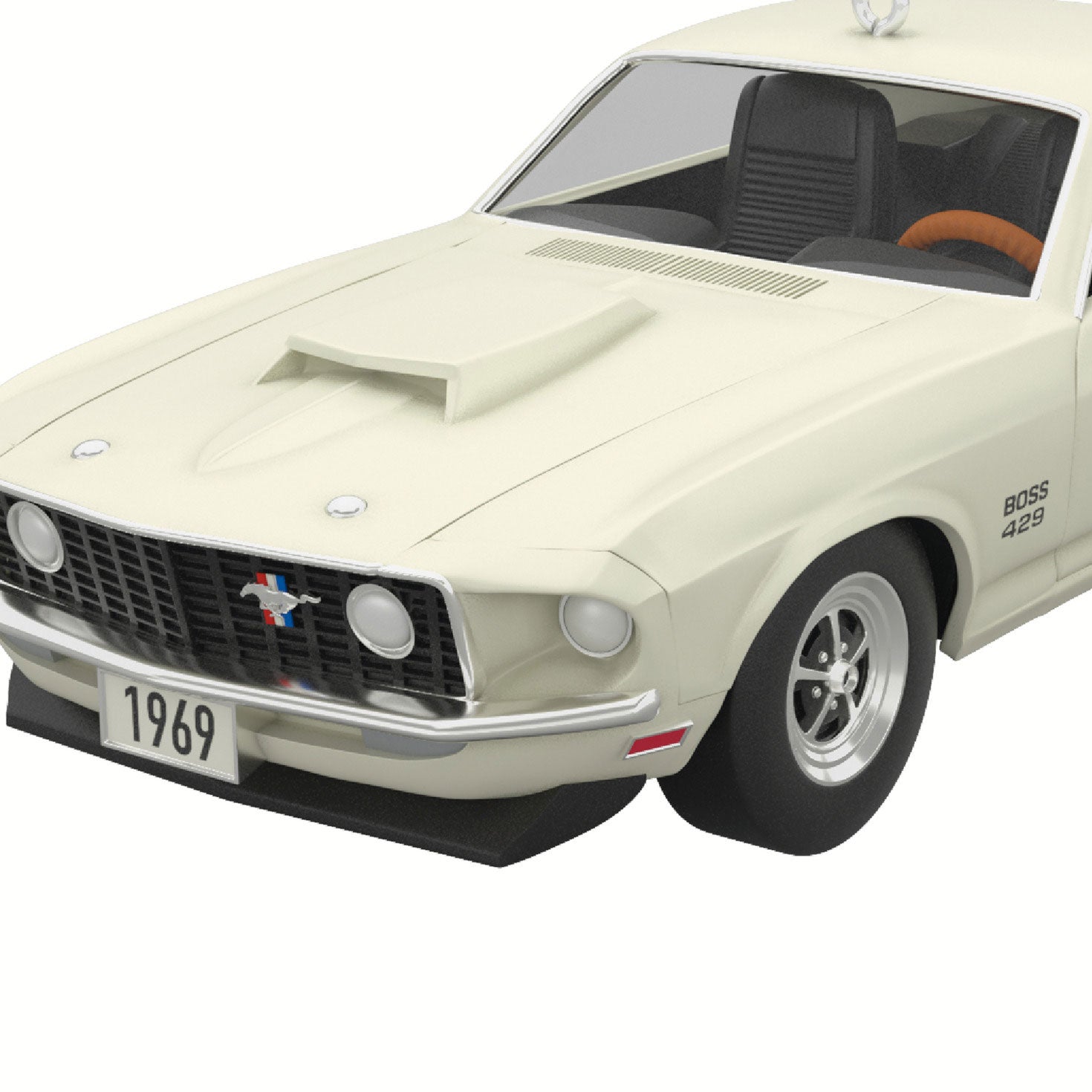 Mini Lil' Classic Cars 1969 Ford Mustang Boss 429 2024 Metal Keepsake Ornament, 0.7"