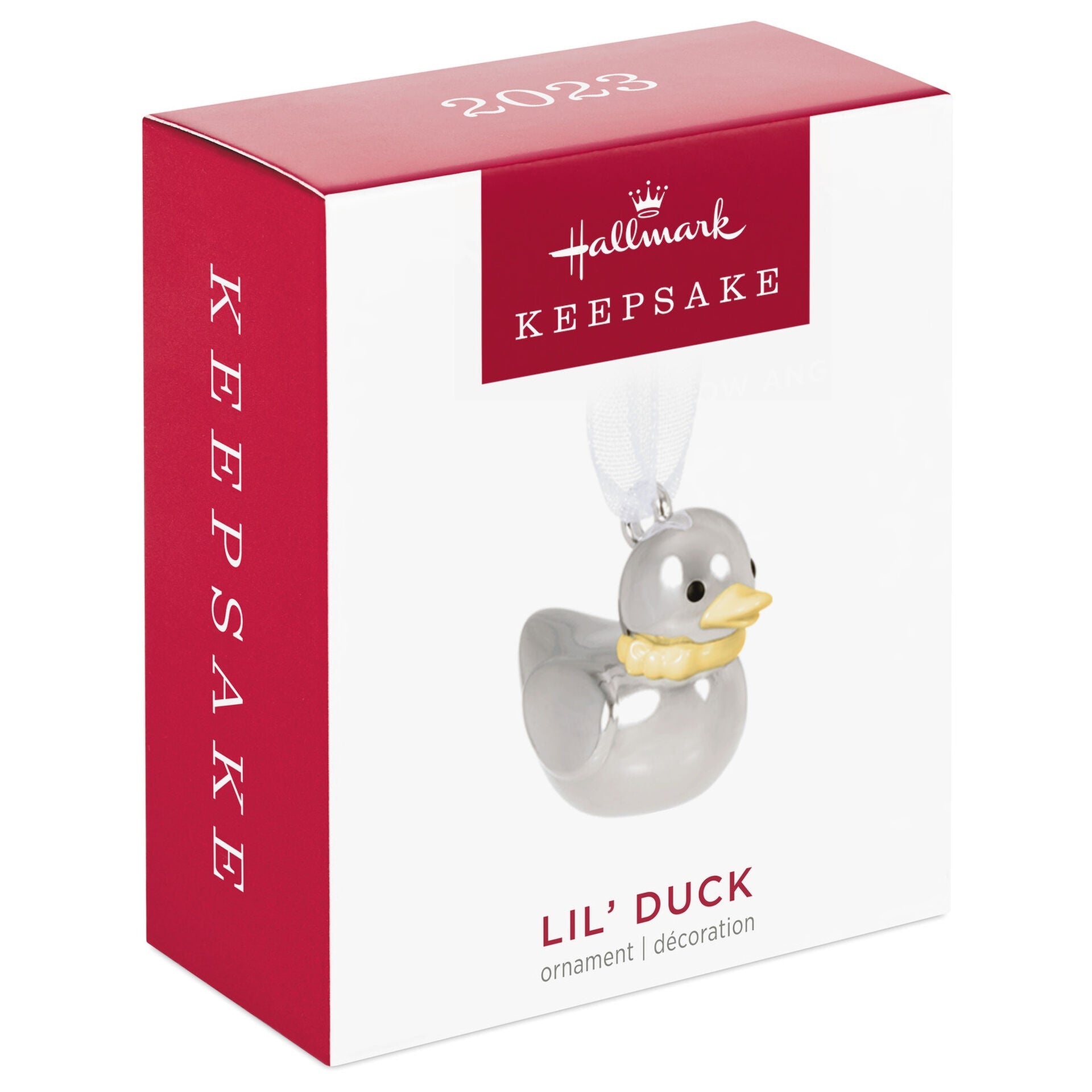 Mini Lil' Duck, 0.88", Metal, 2023 Keepsake Ornament