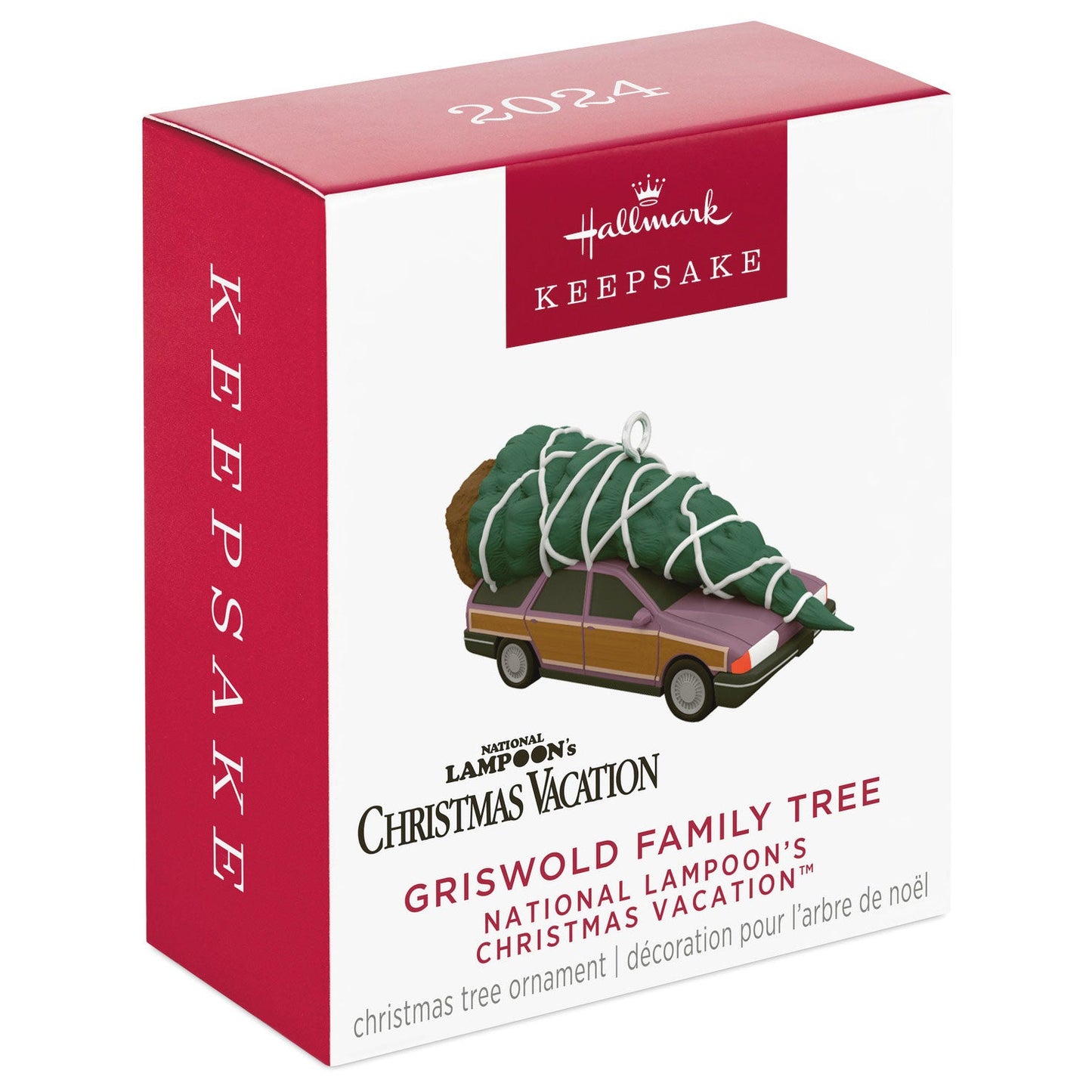 Mini National Lampoon's Christmas Vacation Griswold Family Tree 2024 Keepsake Ornament, 0.8"