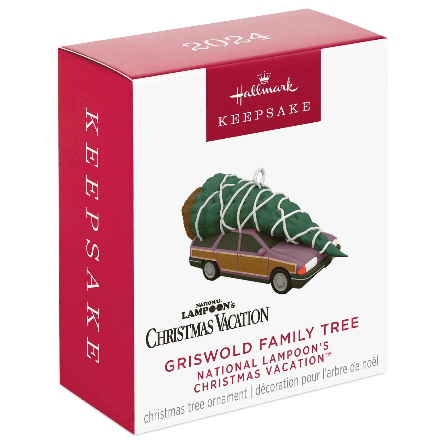 Mini National Lampoon's Christmas Vacation Griswold Family Tree 2024 Keepsake Ornament, 0.8"