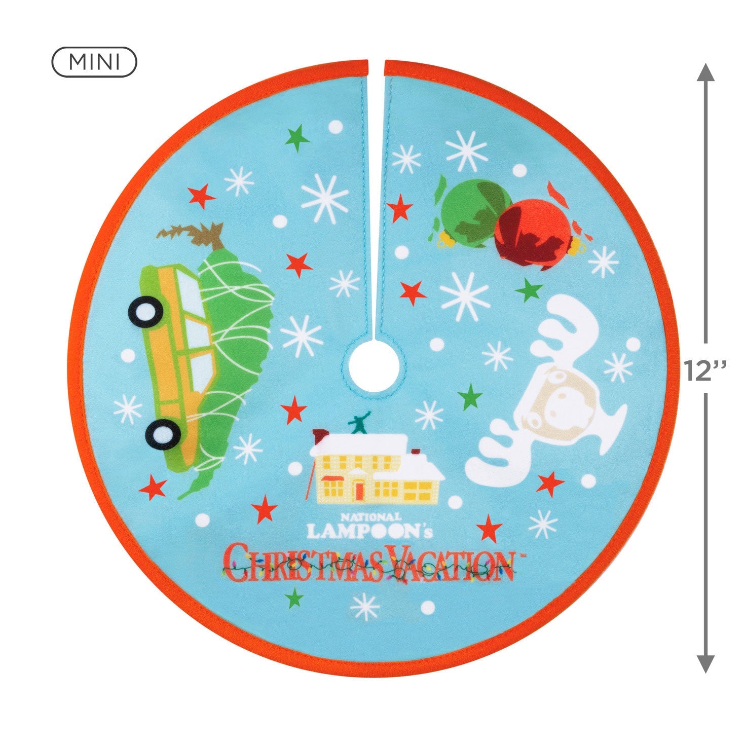 Mini National Lampoon's Christmas Vacation Tree Skirt, 12"