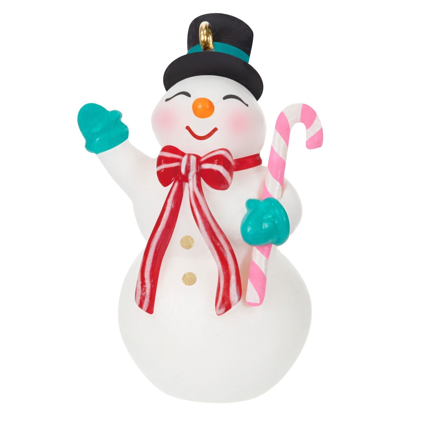 Mini Nostalgic Snowman 2024 Keepsake Ornament, 1.45"