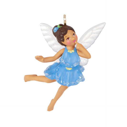 Mini Petite Pansy Fairy Ornament, 1.125", 2023 Keepsake Ornament