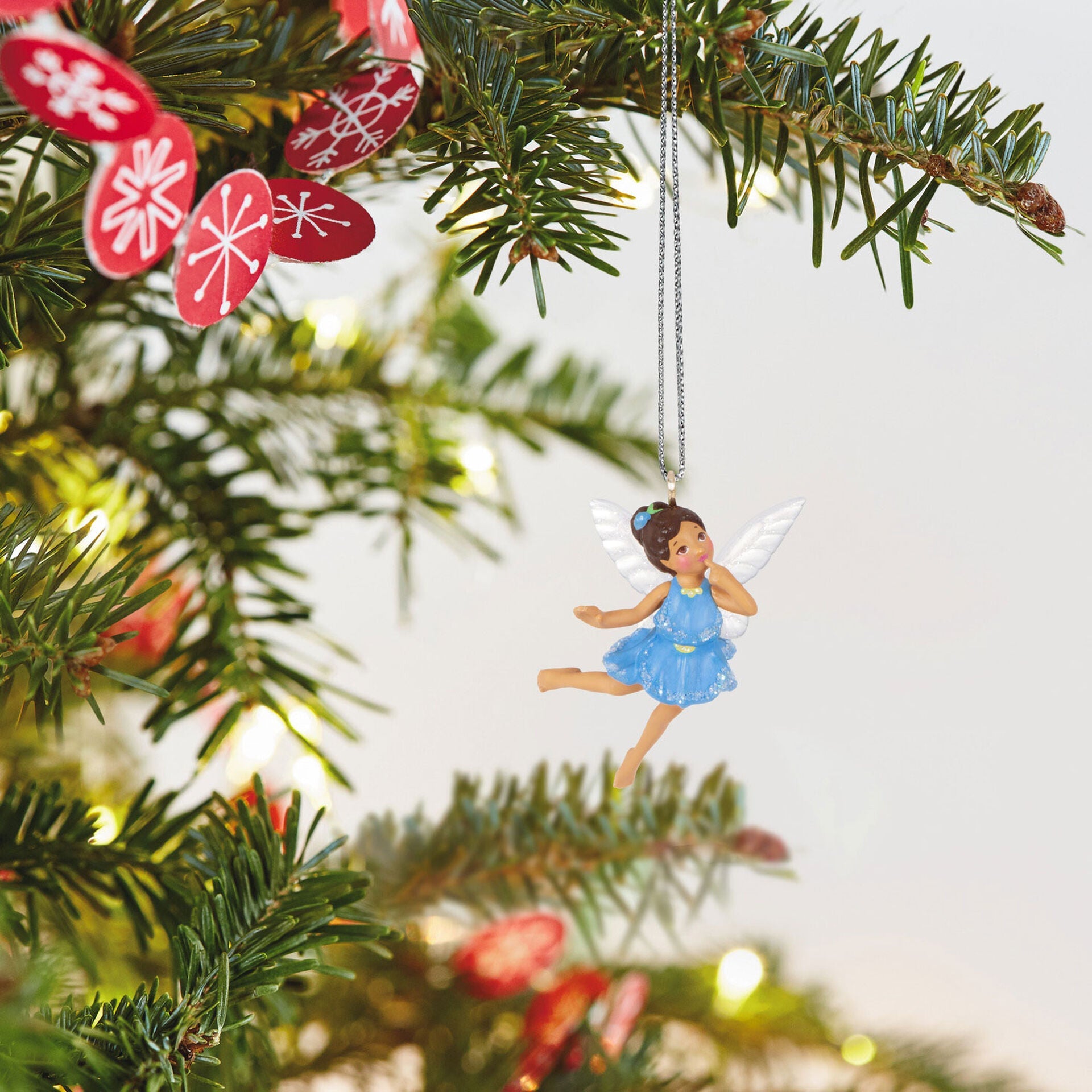 Mini Petite Pansy Fairy Ornament, 1.125", 2023 Keepsake Ornament