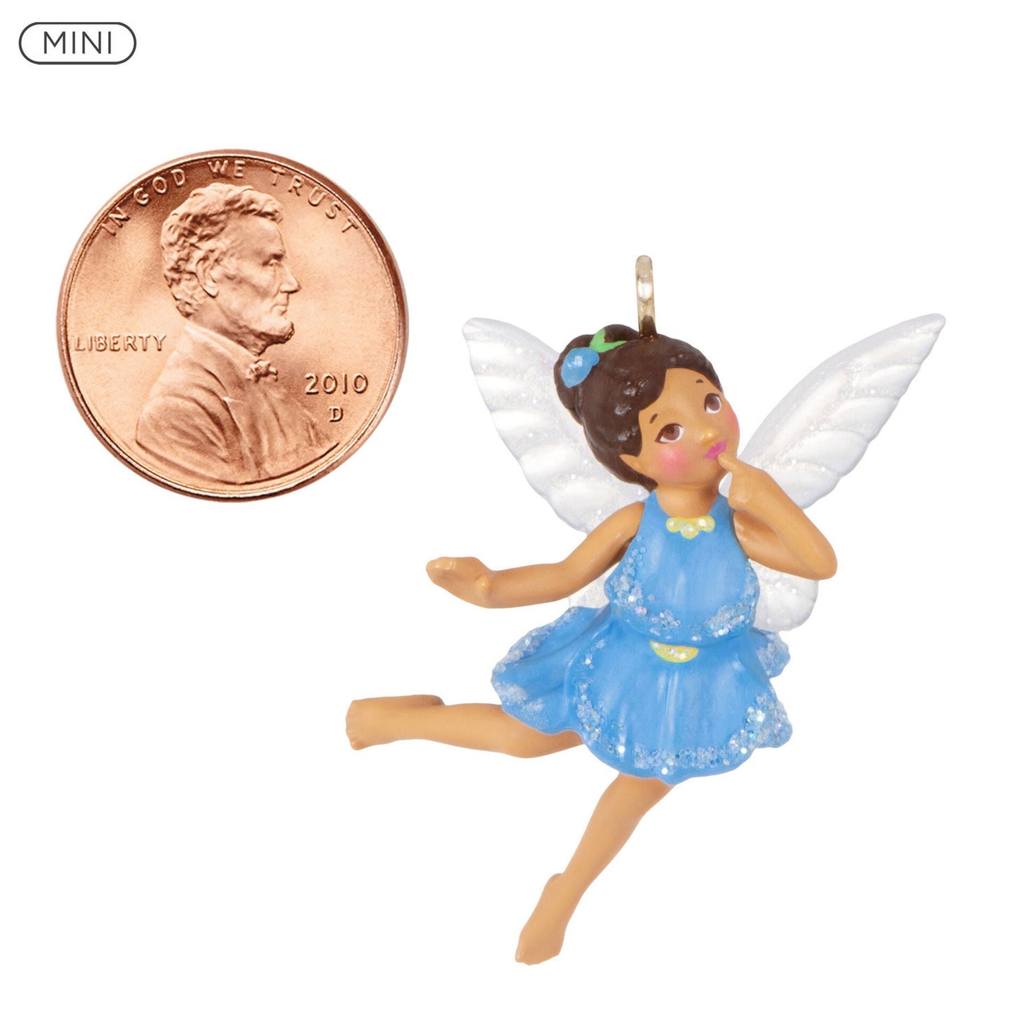 Mini Petite Pansy Fairy Ornament, 1.125", 2023 Keepsake Ornament