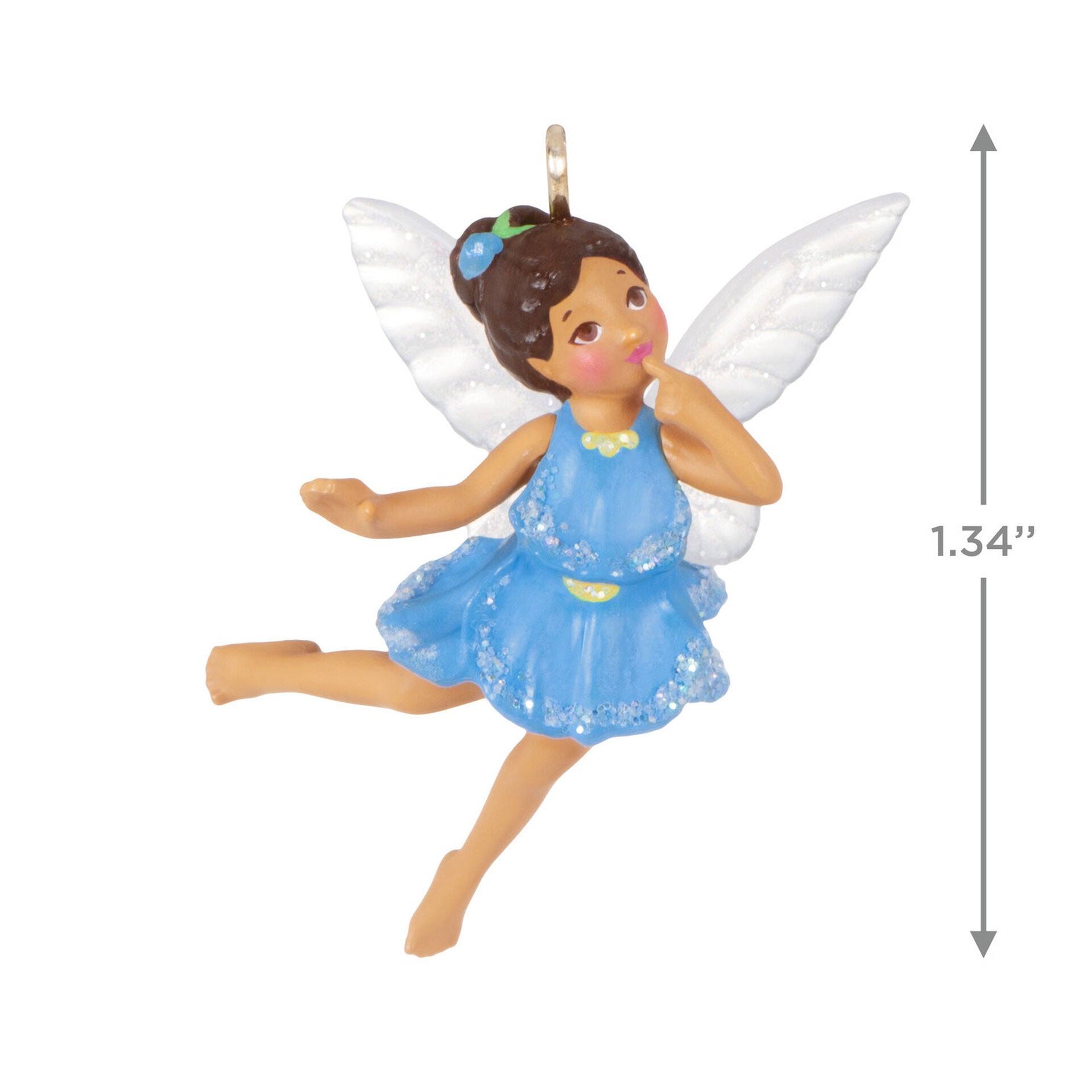 Mini Petite Pansy Fairy Ornament, 1.125", 2023 Keepsake Ornament