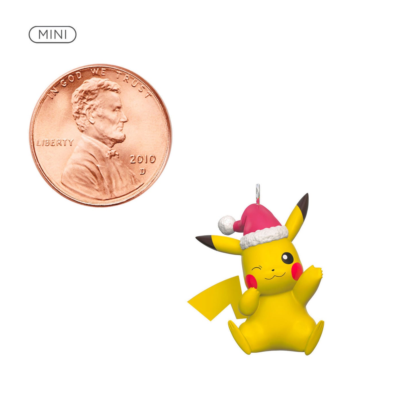 Holiday Pikachu, Pokémon, 2022 Hallmark Miniature Keepsake Ornament