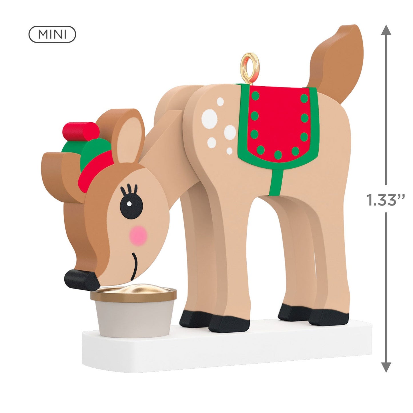 Mini Season's Snackings 2024 Keepsake Ornament, 1.33"