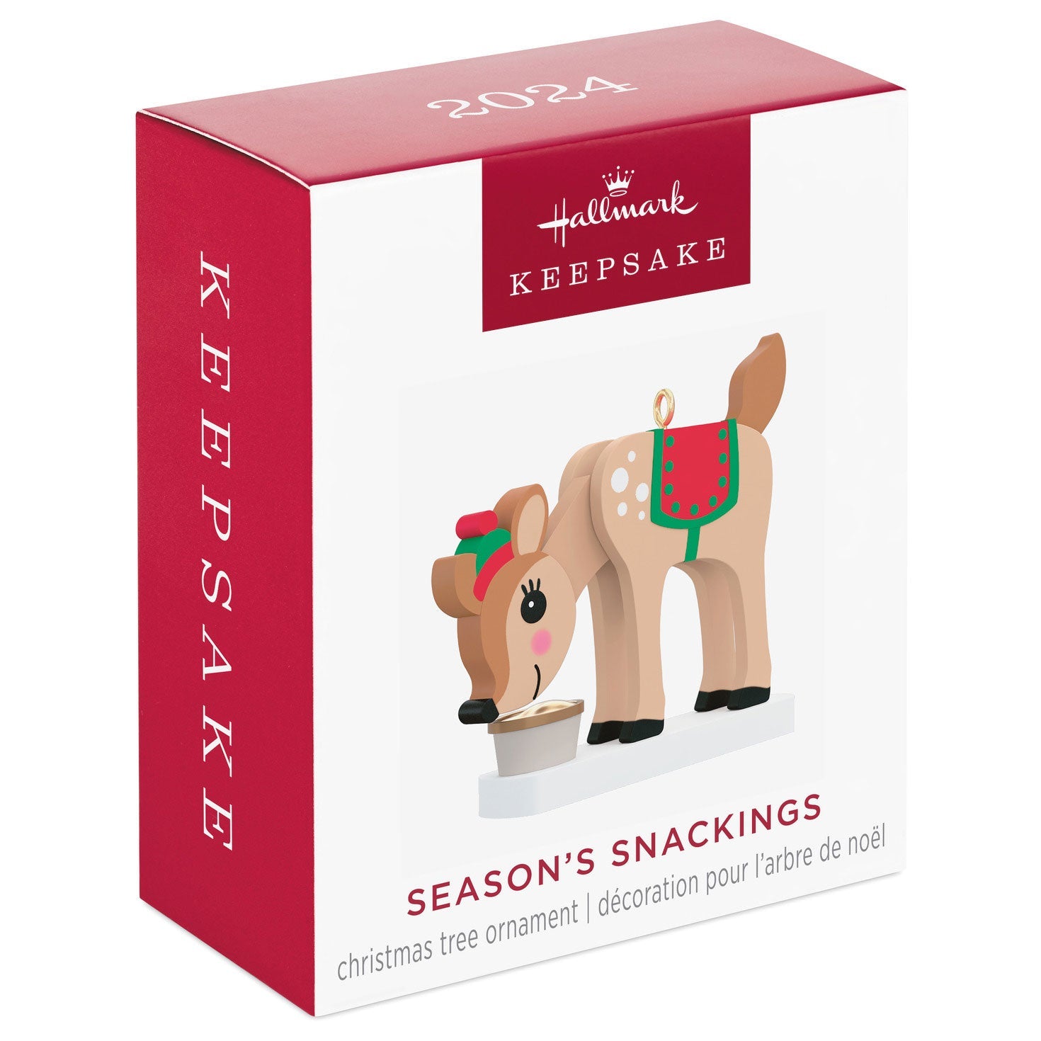 Mini Season's Snackings 2024 Keepsake Ornament, 1.33"