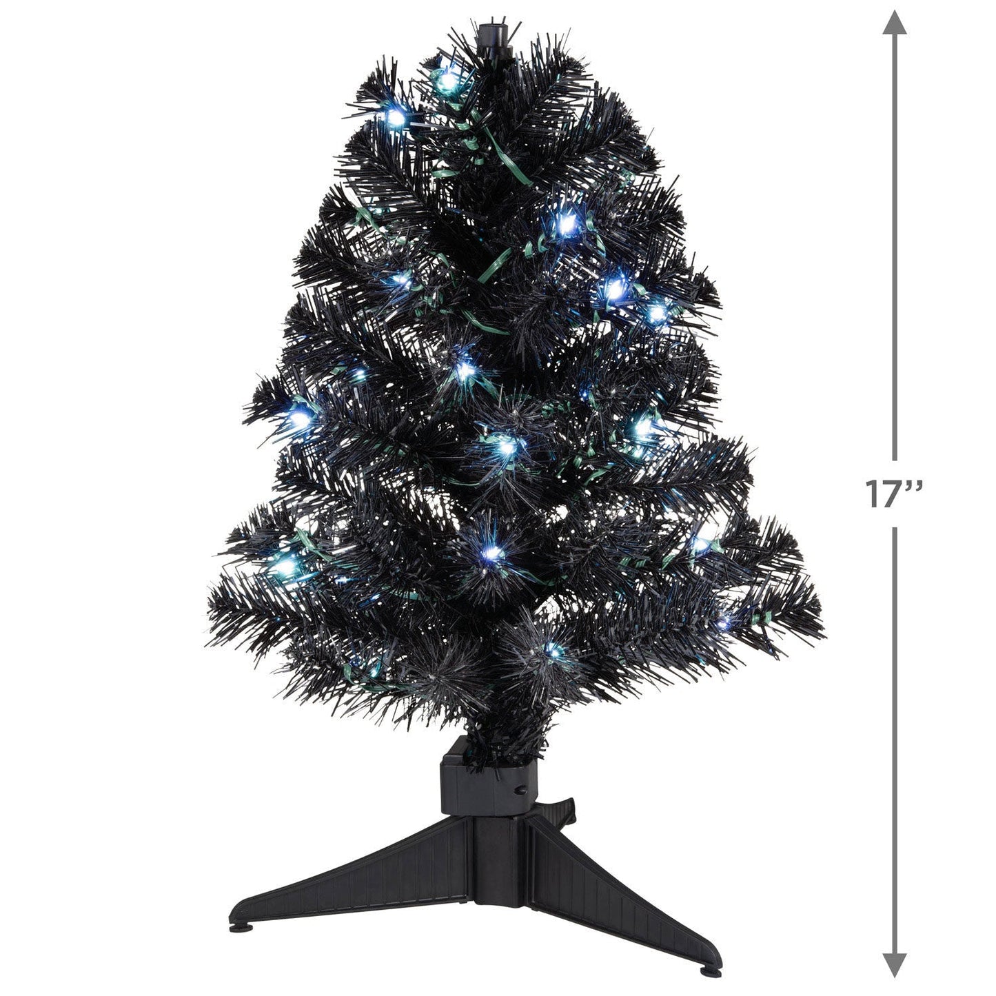 Mini ShowToppers Black Tree With Light, 17''
