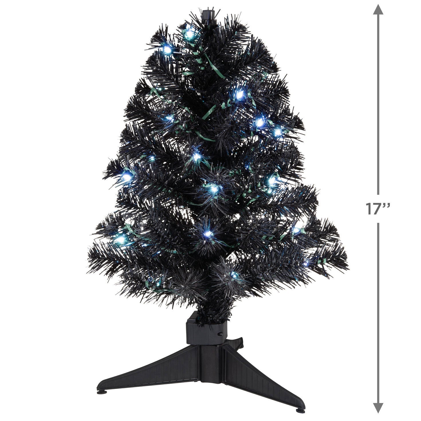 Mini ShowToppers Black Tree With Light, 17''