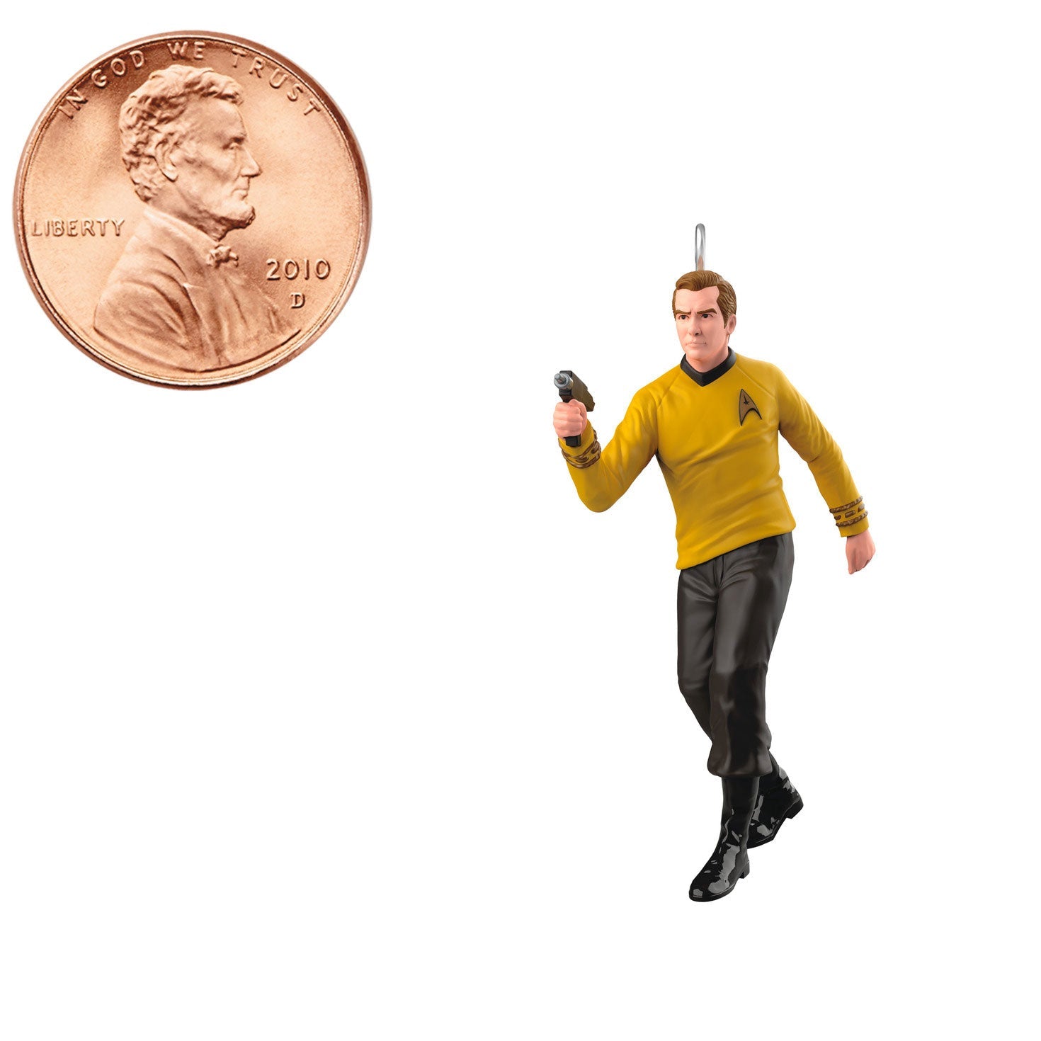 Mini Star Trek Captain Kirk, 2023 Keepsake Ornament